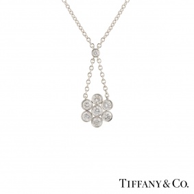 Tiffany & Co. Diamond Platinum Enchant Pendant Tiffany & Co. Diamond Platinum Enchant Pendant